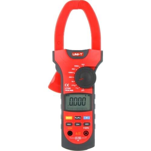 UNI-T UT209 Digital Clamp Meters 4000 Counts LCD Multifuction Ohm DMM DC AC Voltmeter AC Ammeter Data Hold 40A/1000A