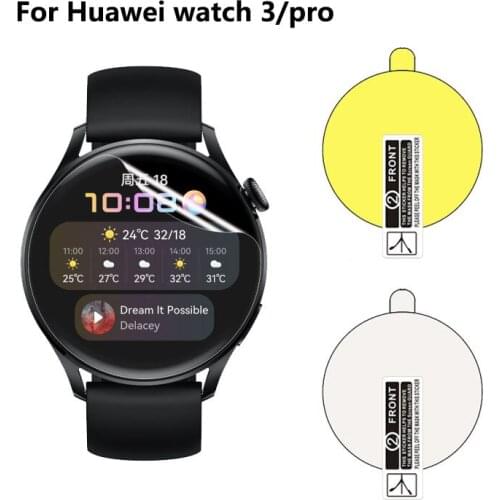 Screen Protector For Huawei Watch 3 Protective Films Soft Film Huawei Watch 3proTPU Hydrogel Screen Film