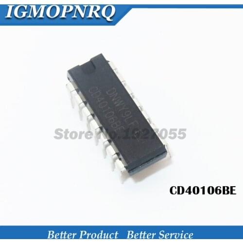 10PCS CD40106BE DIP-14 40106 DIP CD40106 DIP-14 new