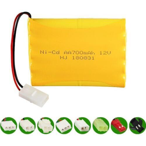 12v 700mah NICD Battery Ni-CD Battery AA 12v battery pack for RC toy Car Boat GUN TANK Trucks Trains RC toy model Battery