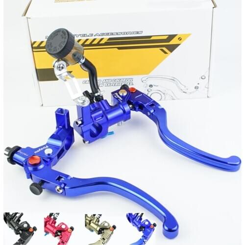 17.5 RCS Brake Clutch Motorcycle Radial Mount Brake Lever Master cylinder Perch Line Clutch For Honda Yamaha Kawasaki Suzuki