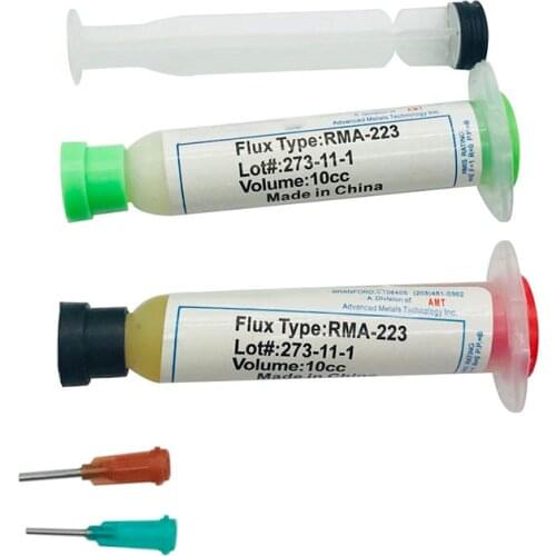 2pc /set Flux Soldering rma-223 Paste 10cc Repair Tool Solder for Chips Computer Phone LED BGA SMD PGA PCB Repair Tool