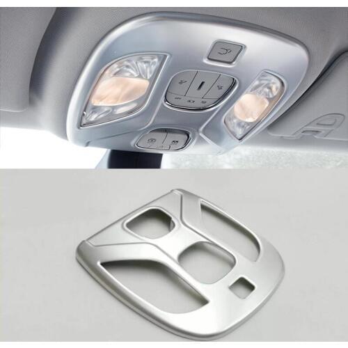 ABS Pearl Chrome Interior lights Reading lights Trim Cover For Jeep Compass 2017 2018