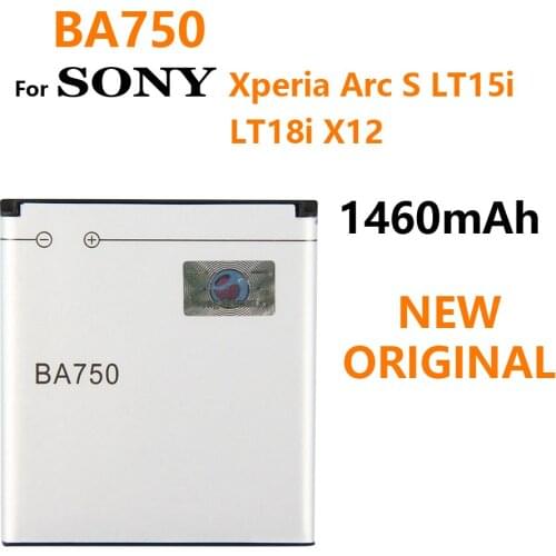 100% original batteria Battery 1460mAh BA750 Battery for Sony Ericsson Xperia Acro Arc S LT15i LT18i X12 Battery track code
