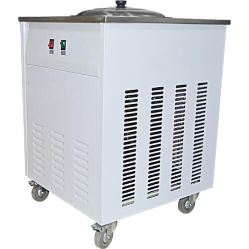 NA110S/C Commercial fried ice machine, Ice Cream Maker,,Single round pan Fried yogurt ,drink,fried ice cream machine 220v 1PC