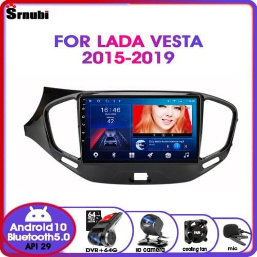 Android 10.0 car Radio multimedia Player For LADA Vesta Cross Sport 2015-2019 IPS 2 din GPS Navigation DSP RDS 4G WIFI DVD play