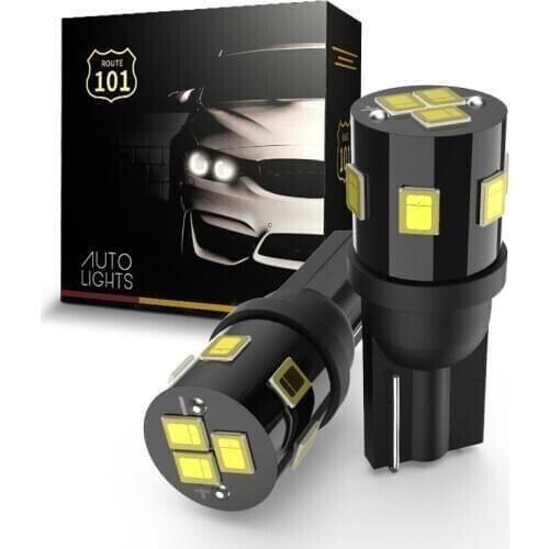 Route101 T10 LED W5W 12V LED Car Position Parking Clearance Auto Lamp 5W5 194 168 White Red IceBlue WY5W Amber Yellow Light Bulb