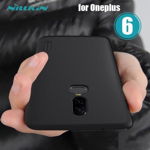 Oneplus 6 Case Nillkin Super Frosted Shield One plus 6 Hard Back Cover Oneplus6 Plain Case for Oneplus 5 5T 6 Nilkin Phone Case