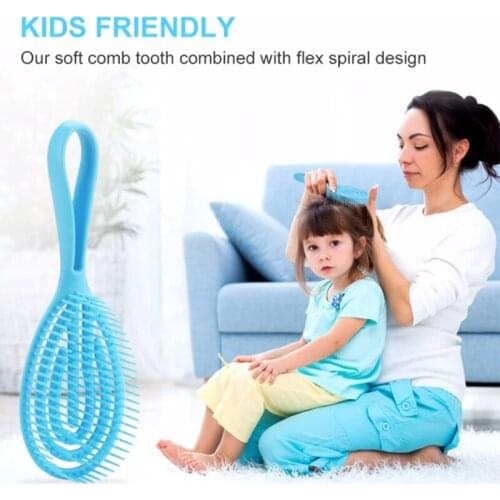 Hair Comb Scalp Massage Wet Curly Detangle Detangling Hairbrush Styling Tool