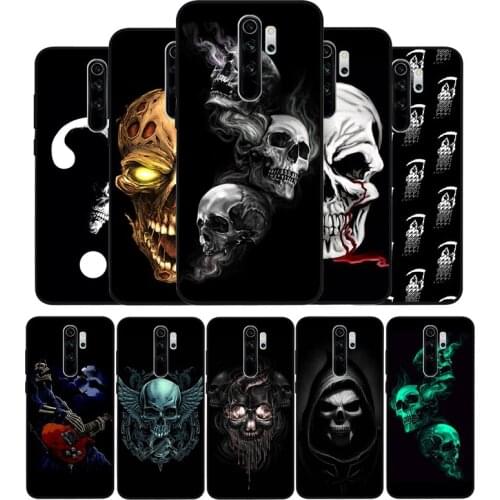 Grim Reaper Skull Skeleton Black TPU Silicone Soft Phone Case For Redmi 4A 4X 7A 5 Plus 6 Pro NOTE 9 7 8 5 Pro 4 6