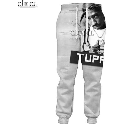 HX Newest Hip Hop Rapper Amaru Shakur 2pac Tupac Trousers Men Women 3D Print Fashion Casual Sweatpants Harajuku Jogging Pants