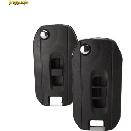 Jingyuqin Flip Car Key Shell New Upgrade for Chevrolet Captiva 2/3 Buttons Modified Folding Blank Key Case Cover