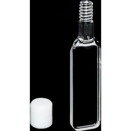 Quartz screw colorimetric dish thread mouth 1MM 2MM 5MM two-way screw mouth airtight