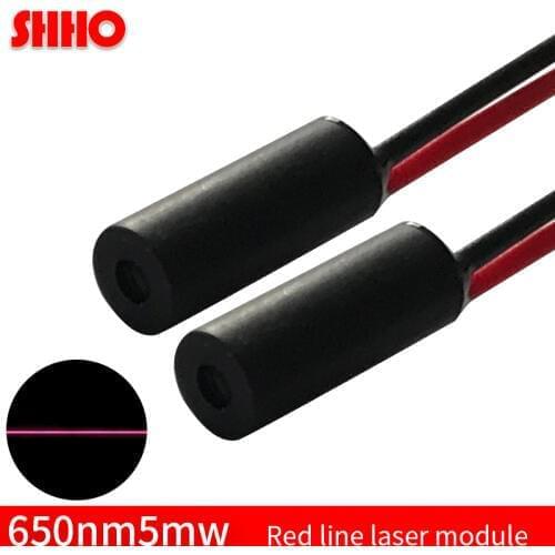 650nm 5mw red line laser module red laser marking optical element industrial grade positioning 5*16mm Super small size