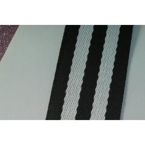 50Yards/Bag Black and White Stripe Grosgrain Ribbon Flag 38mm ribbons bow