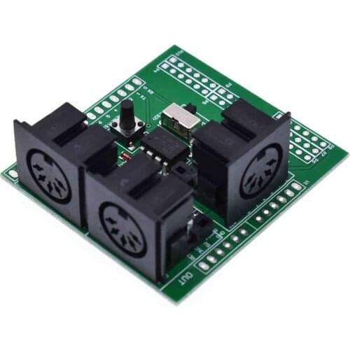 MIDI Shield Musical Breakout Board Instrument Digital Interface Adapter Plate For Compatible Arduino Adapter Board Module