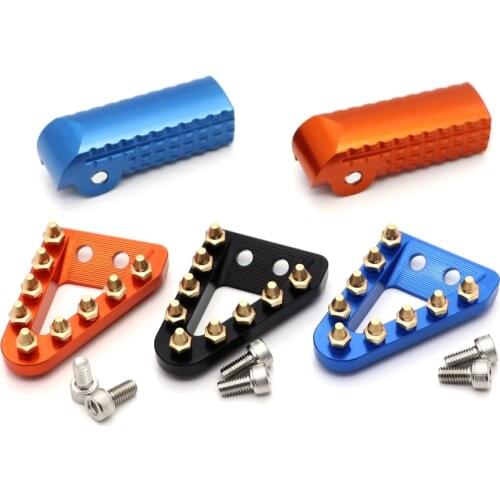 Motorcycle CNC Gear Shifter Shift Lever Rear Brake Pedal Step Plate Tip For KTN Husqvarna 250 350 450 SXF XCF 125 150 SX