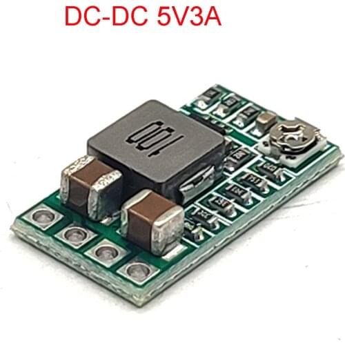 Ultra-Small Size DC-DC Step Down Power Supply Module 3A Buck Converter Adjustable 1.8V 2.5V 3.3V 5V 9V 12V