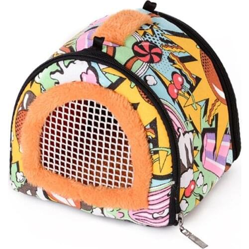 YYSD Portable Small Pet Travel Bag Hamster Carrier Breathable Outdoor Hedgehog Bag