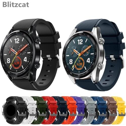 22mm Sports Silicone Wrist Strap bands for Huawei Watch GT Smart Watch Replacement Band Smartwatch