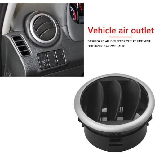 Car Air Vent Side Outlet A/C Grille Deflector Air Vent Ducting Cover Outlet Heating Cooling Vent Cap for Suzuki SX4 Swift 05-13