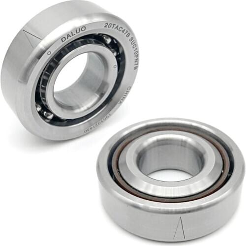 1Pair DALUO 20x47x15 20TAC47B DUC10PN7B DU DB DT DF P4 BALL SCREW SUPPORT BEARINGS