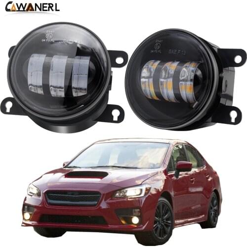 Fog Light Assembly H11 Car Front Bumper LED Fog Lamp Daytime Running Light 30W 6000LM 12V For Subaru WRX 2015 2016
