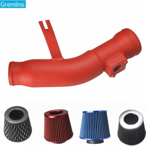 Air Intake Pipe Full Set 3" 76mm Car Cold Air Intake System Turbo Induction Pipe Tube Kit For Honda Civic X