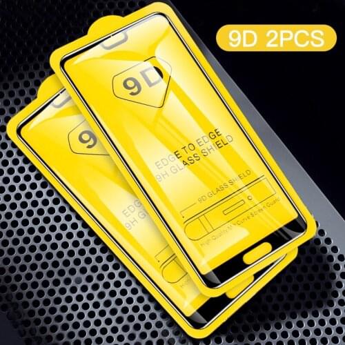 2pcs/lot 9D Curved Full Protective Glass Film Redmi 8 7 7A 6 6A Note 8 Pro Protector For Xiaomi Mi 8 9 SE A2 Lite Tempered Glass