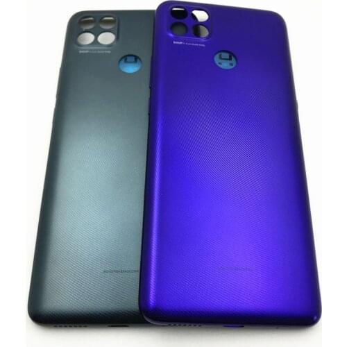 10Pcs For Motorola Moto G9 Power Back Battery Cover Housing Rear Back Cover Housing Case + Power Volume button Replacement Parts