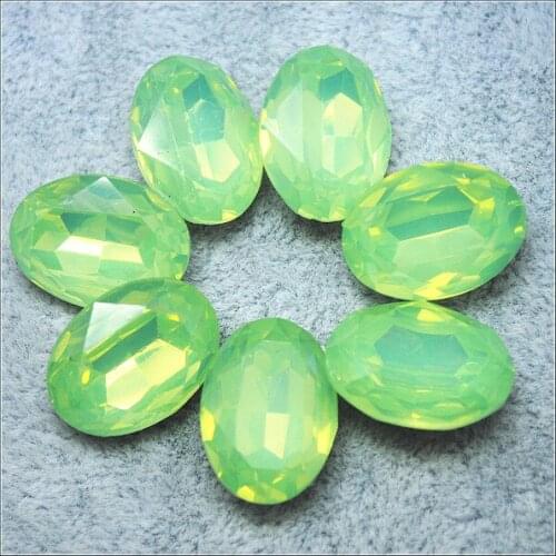 100pcs Resin Cabochons Oval shape Size 13x18mm Synthetic Opal Jewelry Fittings Accessories Plastic CABS acrylic CABS