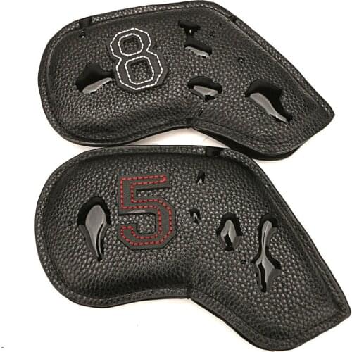 11PCS Golf Iron Head Covers Iron Headovers Wedges Covers 4-9 ASPX