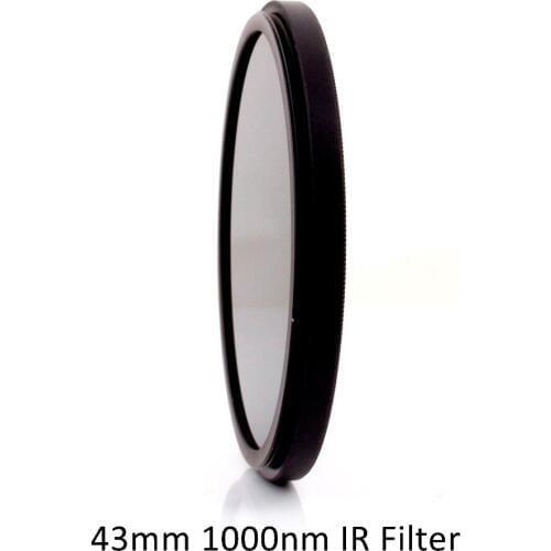 43mm IR1K 1000nm Infrared IR Optical Grade Filter for Camera Lens