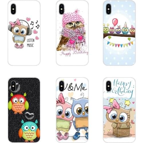 Accessories Phone Shell Covers Cute Owl Hearts For HTC One U11 U12 X9 M7 M8 A9 M9 M10 E9 Plus Desire 630 530 626 628 816 820 830