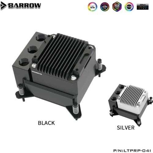 Barrowch POM CPU Block Pump Reservoir 17W PWM OLED Digital Display Intelligent Pump Three In One