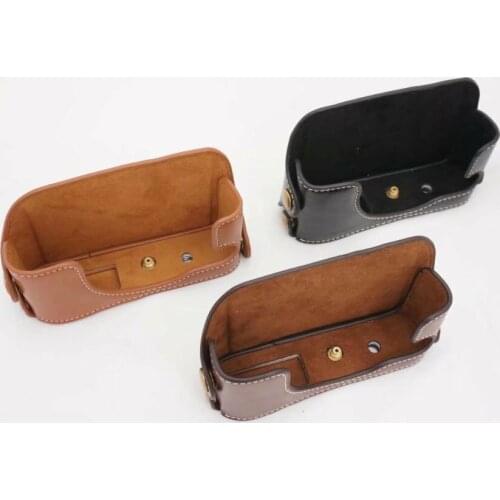 Half PU leather case bag grip cover Buttom for Sony RX1 RX1R