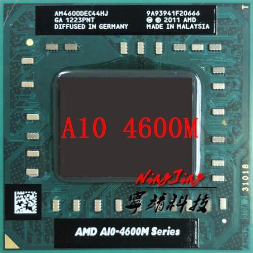 AMD A10-Series A10-4600M A10 4600M 2.3 GHz Quad-Core Quad-Thread CPU Processor AM4600DEC44HJ Socket FS1