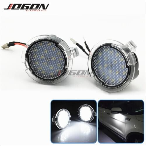 For Toyota Tundra XK50 Sequoia 2007-2018 LED Side Mirror Rearview Puddle Light Welcome Courtesy Lamp