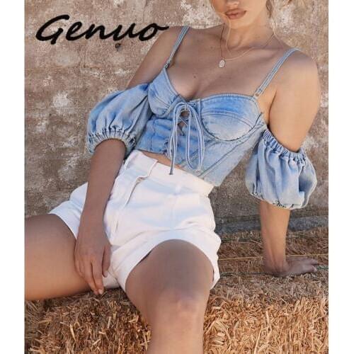 Голубые блузки Genuo China At AliExpress