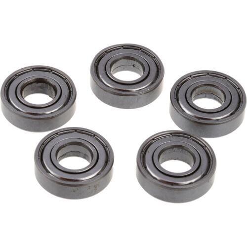 Quality 5 Pcs 12mm x 28mm x 8mm 6001Z Shielded Deep Groove Radial Ball Bearing