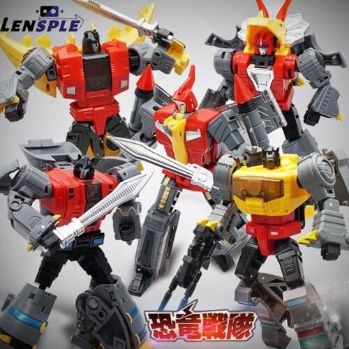 MFT Transformation 5PCS MF21 Swoop MF22 Slag MF23 Sludge MF24 Snarl MF25 Grimlock Animation Color Painting Deformation Figure