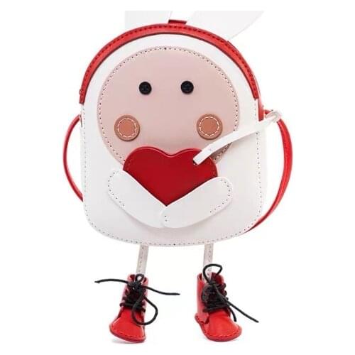 Cute DIY Handmade Bag Crossbody Bags Women Mini PU Leather Shoulder Bag Girl Bolsas Ladies Phone Purse Material