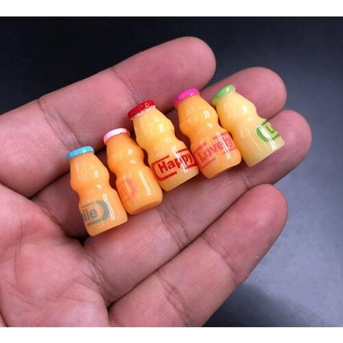 1/6 Scale Yogurt Milk Bottle Models for 12'Scene Accessories DIY