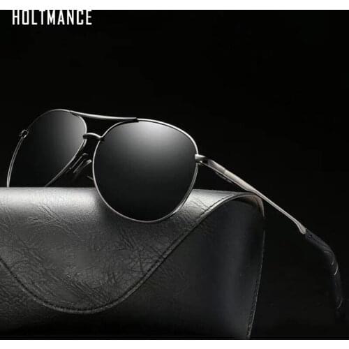 Mens Polarized Night Driving Sunglasses Brand Designer Yellow Lens Night Vision Driving Glasses Goggles Reduce Glare