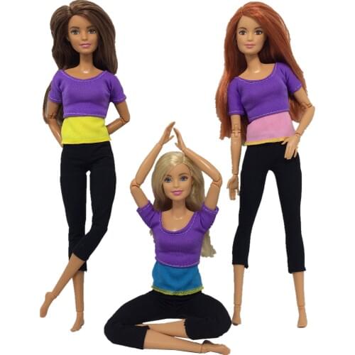 Handmade Original Doll Accessories Clothes 6 Style Gymnastics Yoga Doll Christmas Birthday boneca Toys Gift Childrens kid