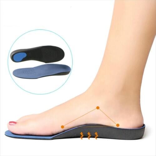 2019 Orthopedic InsolesFlatfoot Orthotics Orthopedic Foot Pad Care Insole Unisex Deodorant Insole