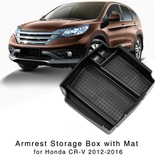 Armrest Storage Box for Honda CR-V CRV 2012 2013 2014 2015 2016 Central Console Glove Tray Interior Organizer