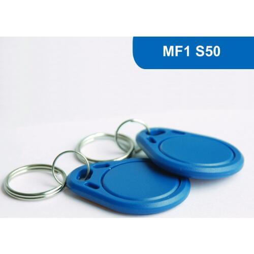 KT03 RFID Key Tag RFID Key Fob NFC Tag ISO14443A 13.56MHz for access control 1KBYTE R/W with M1 S50 Chip Free Shipping