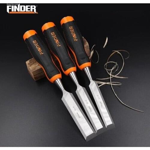 Carpentry Flat Chisel Set Tpr Plastic Fiber Handle DIY Carpenter Woodwork Tools Tool Wood Plane Woodworking Carving Knife