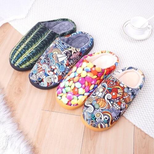 Slippers special design cat Japanese anime cartoon funny winter Womens Shoes mens ladies' for kids